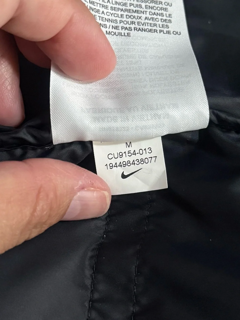 Nike Sportswear Full-Zip Down Fill Jacket (CU9154 013)